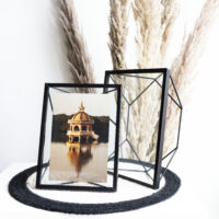 zwart metalen fotolijstjes in set van 3 voor foto's