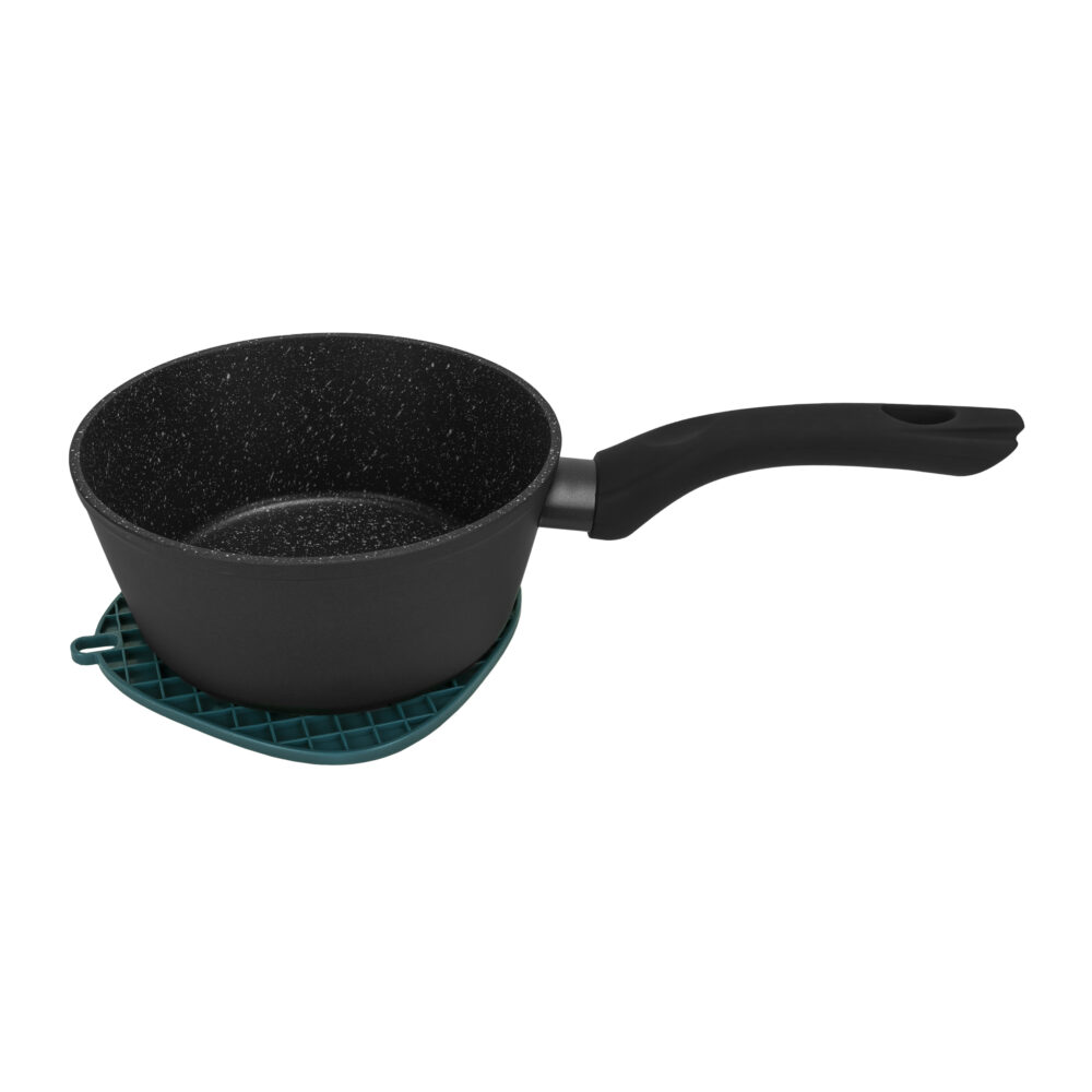 siliconen pannenonderzetter in het donkerblauw