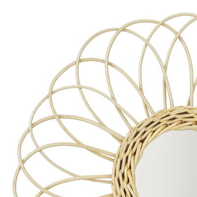 Spiegels met een rand van Rotan