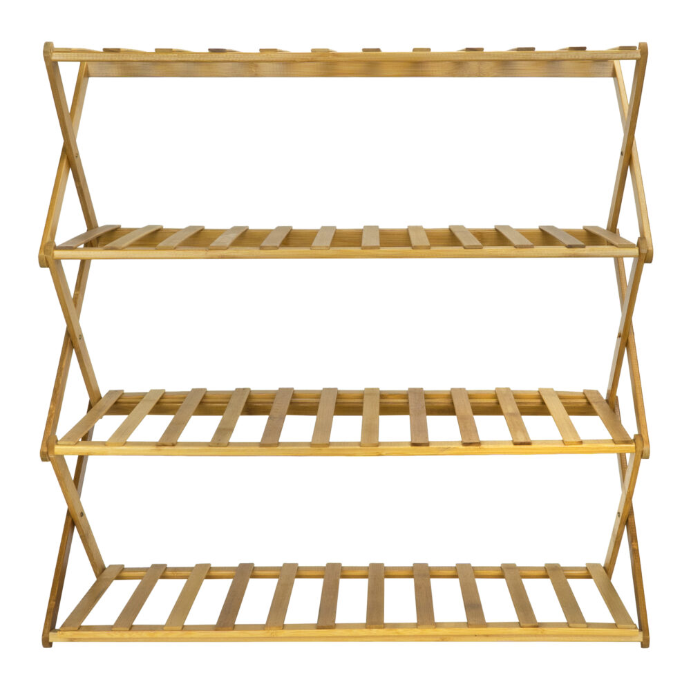 Bamboe schoenenrekken