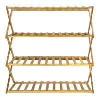 Bamboe schoenenrekken