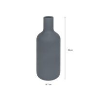 afmetingen Vaas mat antraciet