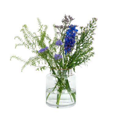 vaas van glas met gouden rand