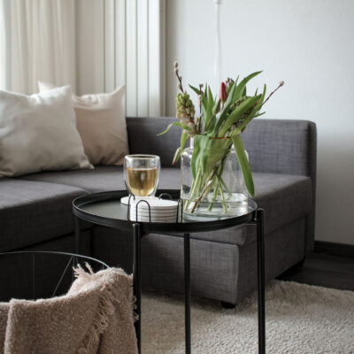 QUVIO Vaas van glas – 15 x 18 cm