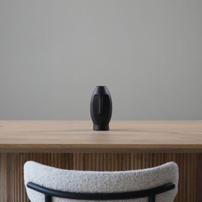 QUVIO Vaas – Gezicht – Zwart