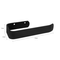 Afmeting zwarte wc-rolhouder