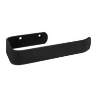 Zwart metaal toiletrolhouder