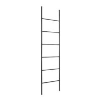 Zwarte decoratieve ladder