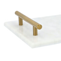 detail dienblad gouden handvat