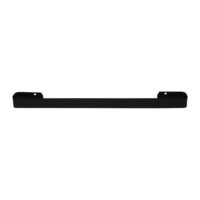 Handdoekhouder 40 cm zwart