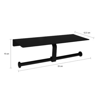 afmeting lange toiletrolhouders