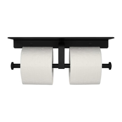 Dubbele toiletrolhouder