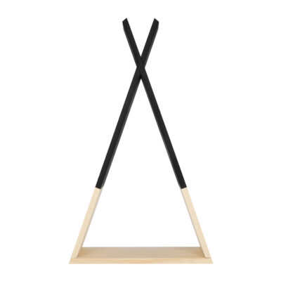 Wandrekken Driehoek hout Zwart