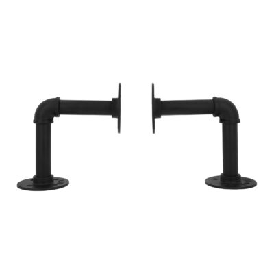 QUVIO Boekenstandaard – Metalen pijpen – 1 paar