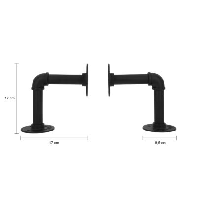 afmetingen boekenstandaard metaal