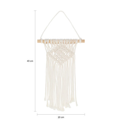 afmetingen Macramé wandkleed