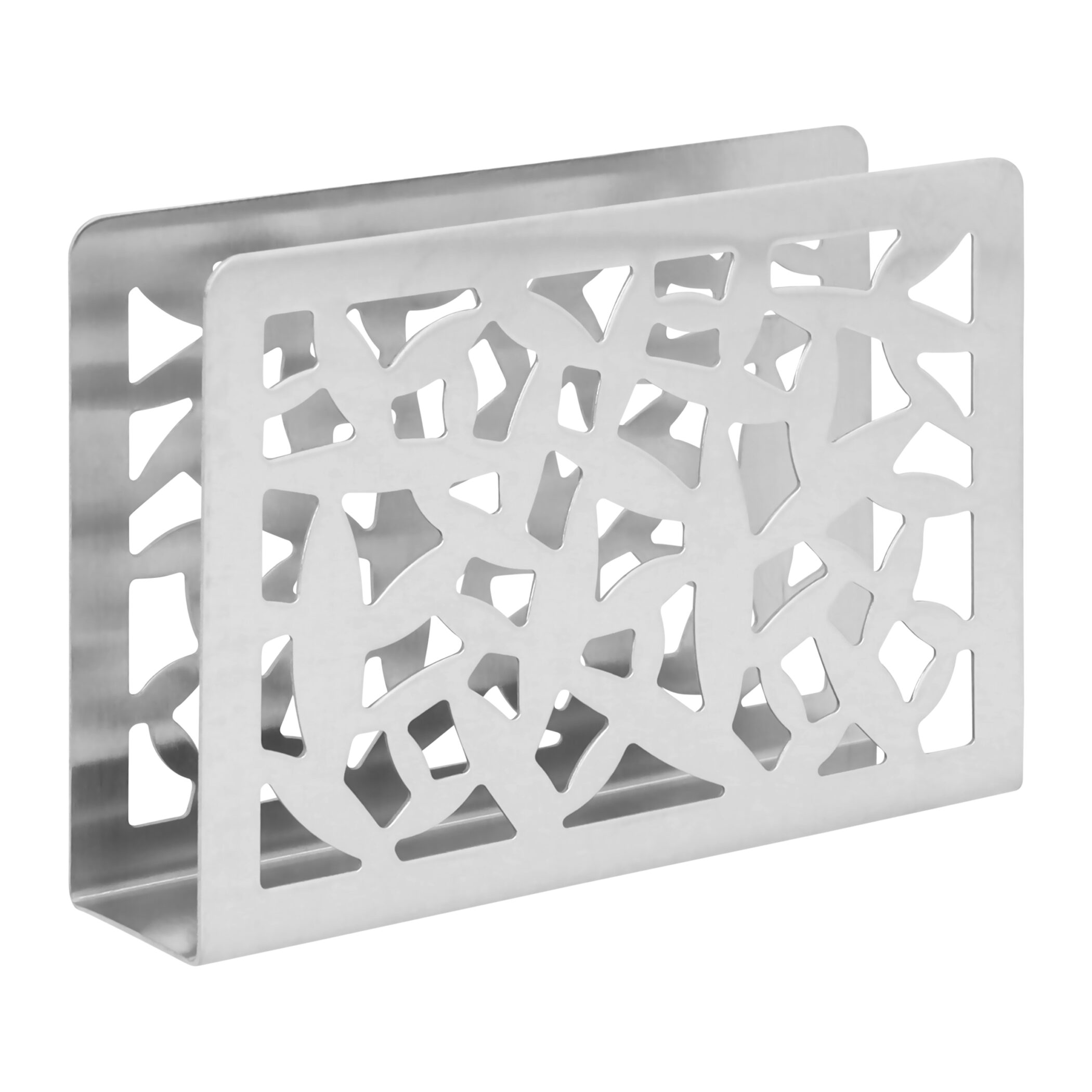 QUVIO Servettenhouder – RVS – Zilver