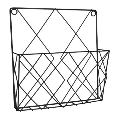 rek voor tijdschriften zwart