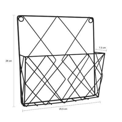 wandmontage tijdschriftenrek
