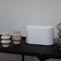 QUVIO Afvalbakje aanrecht – Kunststof – 10 x 21 x 13 cm