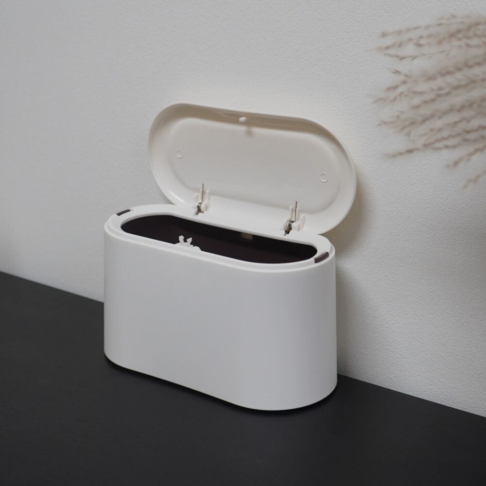 QUVIO Afvalbakje aanrecht – Kunststof – 10 x 21 x 13 cm