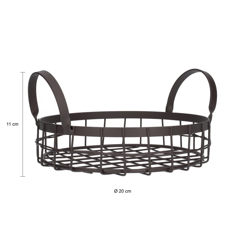 afmetingen Decoratief dienblad Draadstaal