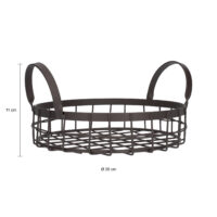 afmetingen Decoratief dienblad Draadstaal