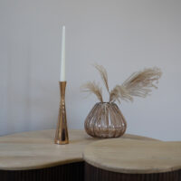 QUVIO Kandelaar – Goud – Kunststof