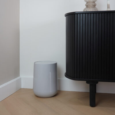 QUVIO Prullenbak met deksel – Kunststof – 12 L