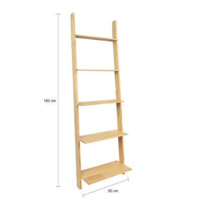 QUVIO ladder voor tegen de muur en 160 cm hoog
