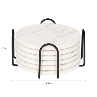 afmeting glazen onderzetters