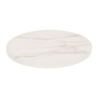 marmerlook onderzetter wit van hout