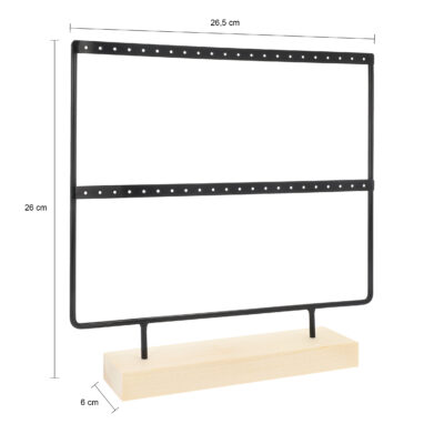 afmetingen sieradenrekje
