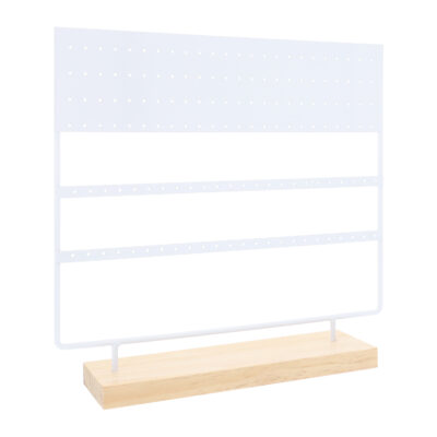 Sieradenrekjes in het wit voor oorbellen