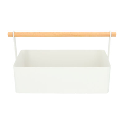 Opbergbak wit met handvat