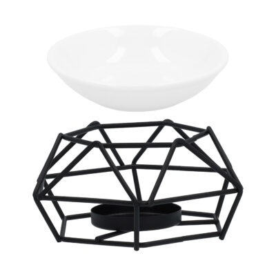 Geurbrander keramiek zwart en wit