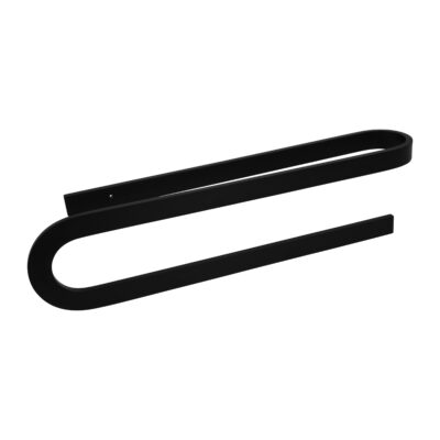 Handdoekhouder metaal zwart