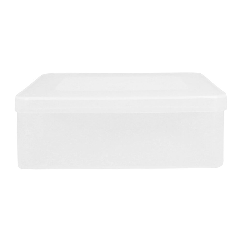 Opbergbox transparant met afneembare deksel