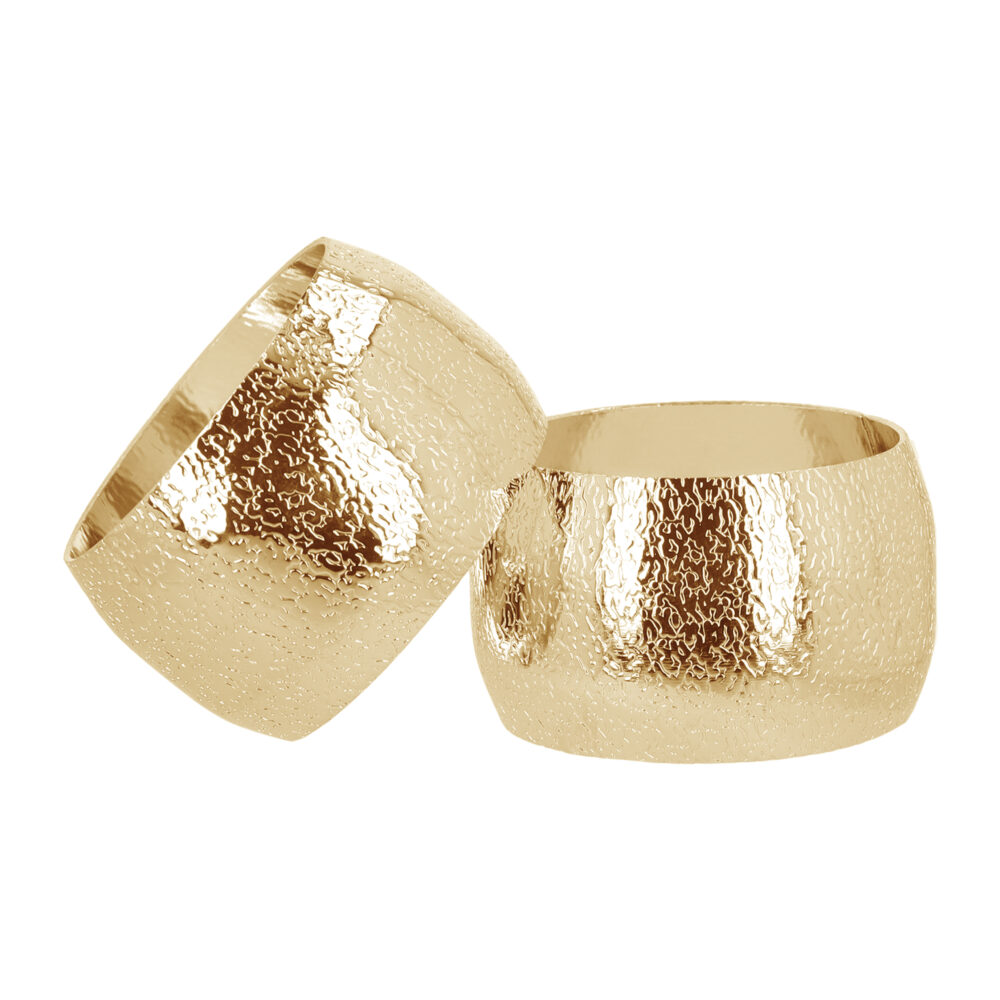 Servetringen set van 4 goud