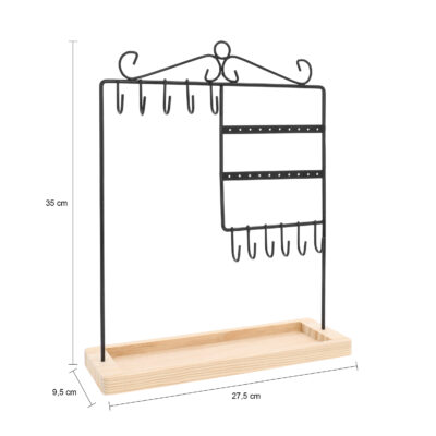 afmetingen sieradenhouder