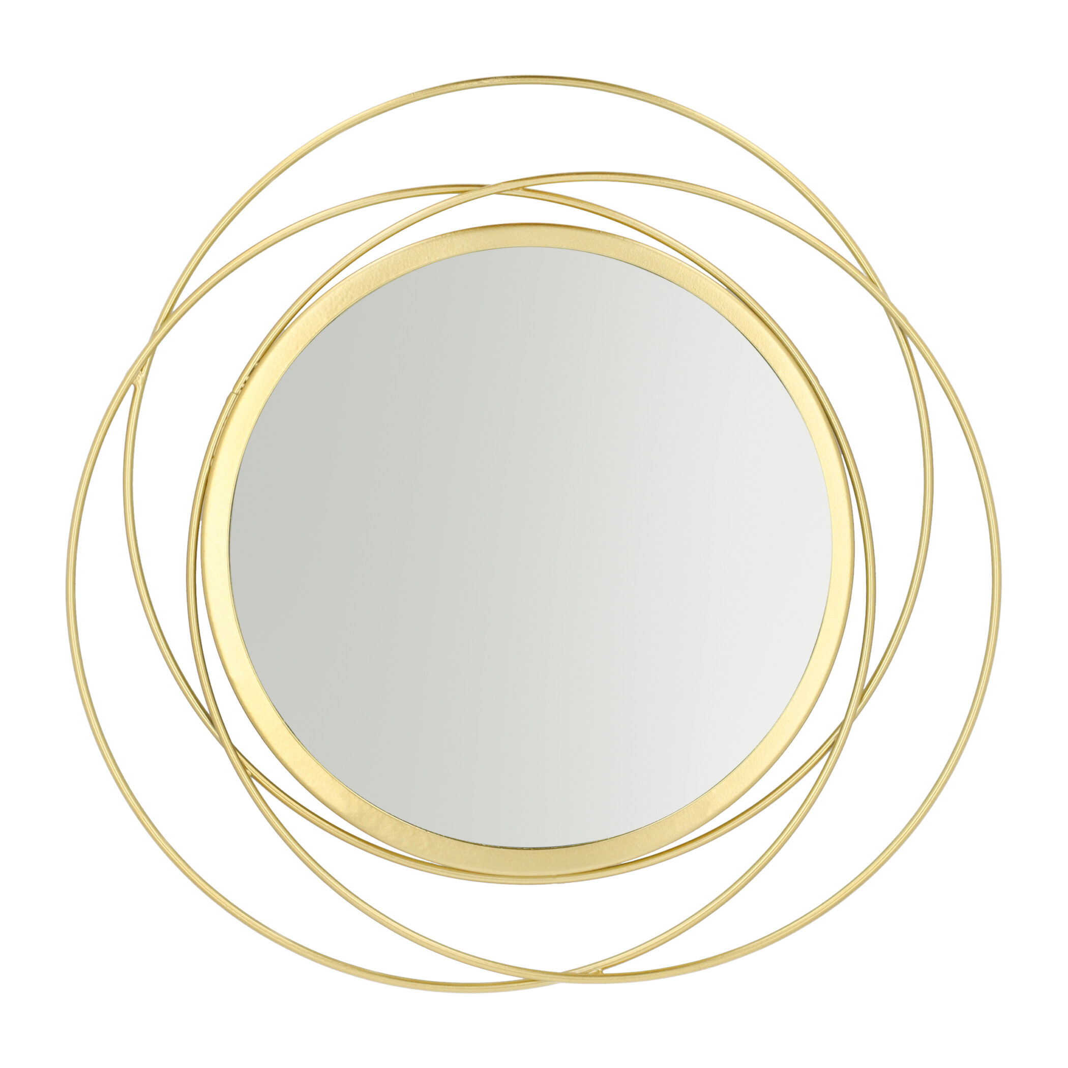 QUVIO Spiegel - 35,5 cm - Rond - Goud