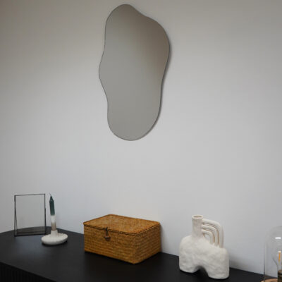 QUVIO Opbergmand – Rotan – Bruin