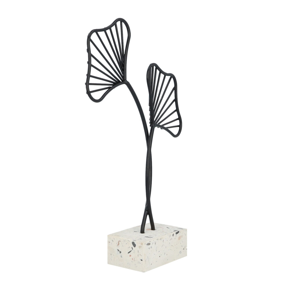 QUVIO Ginkgo blad – Decoratie – Zwart