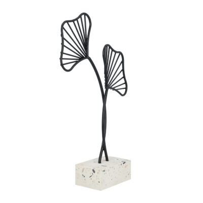 QUVIO Ginkgo blad – Decoratie – Zwart