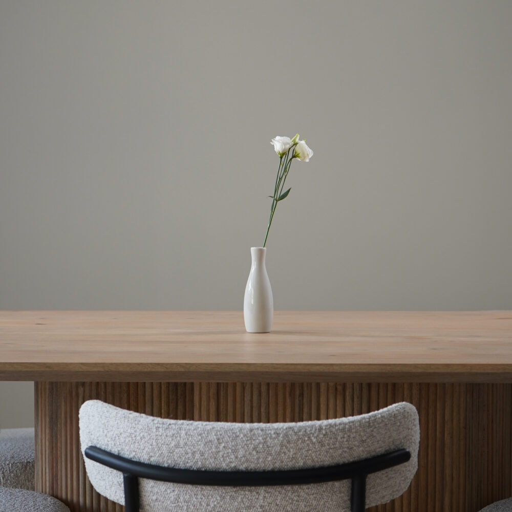 QUVIO Vaas – Keramiek – Wit