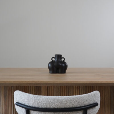 QUVIO Vaas – Lichaam – Met handvaten – Zwart