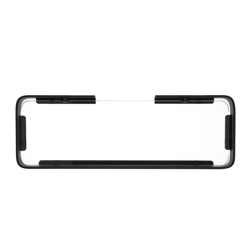 Badkamer plank zwart metaal glas