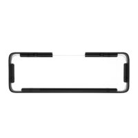 Badkamer plank zwart metaal glas
