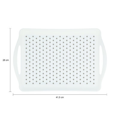 afmetingen wit dienblad