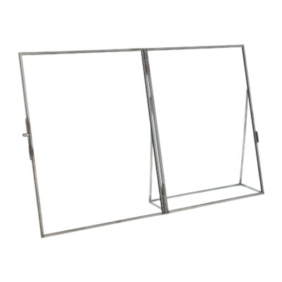 fotolijst metaal glas antraciet